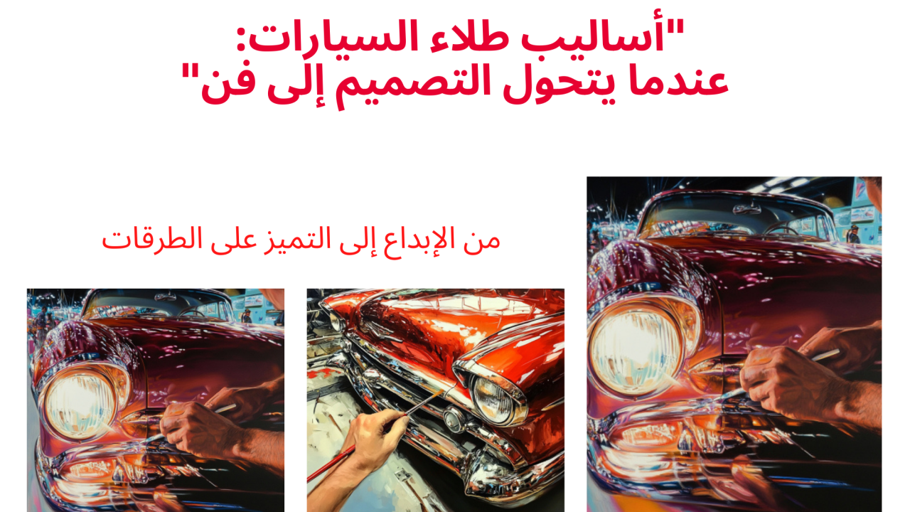 فن طلاء السيارات